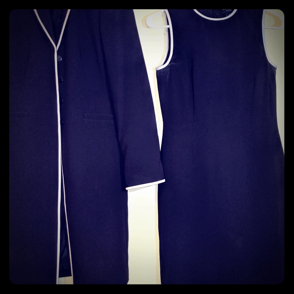 Vintage Ann Taylor sheath dress and over jacket